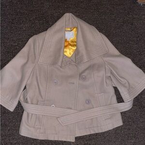 Old Navy Tan Pea Coat